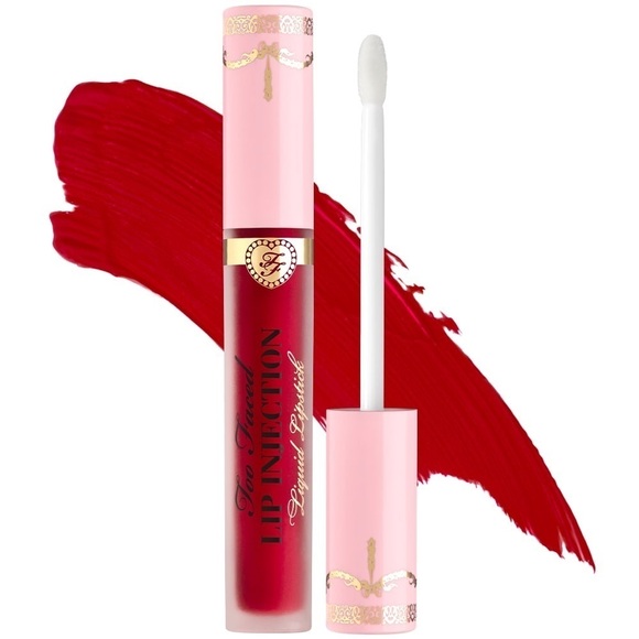 Too Faced Lip Injection Power Plumping Cream Longwear Liquid Lipstick Infatuated - Picture 1 of 7